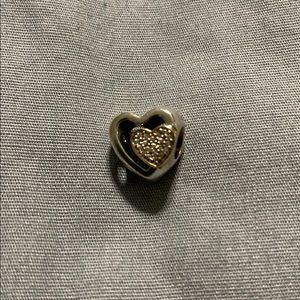 Pandora pave heart charm